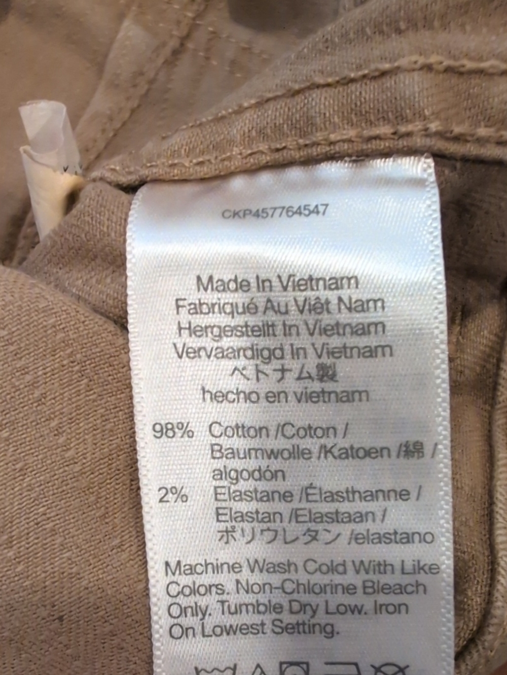Madewell The Perfect Vintage Straight Workwear Pants Herringbone - Picture 9 of 11